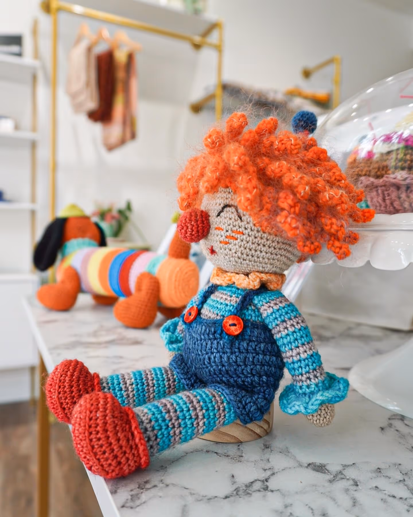 Amigurumi clown
